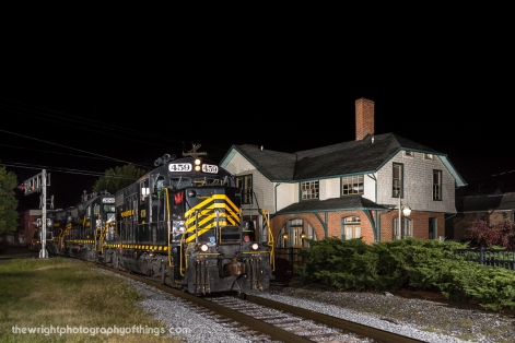 Rolling through downtown Martinsburg from Hagerstown, WW 86 passes the Cumberland Valley Railroad Station on King Street.